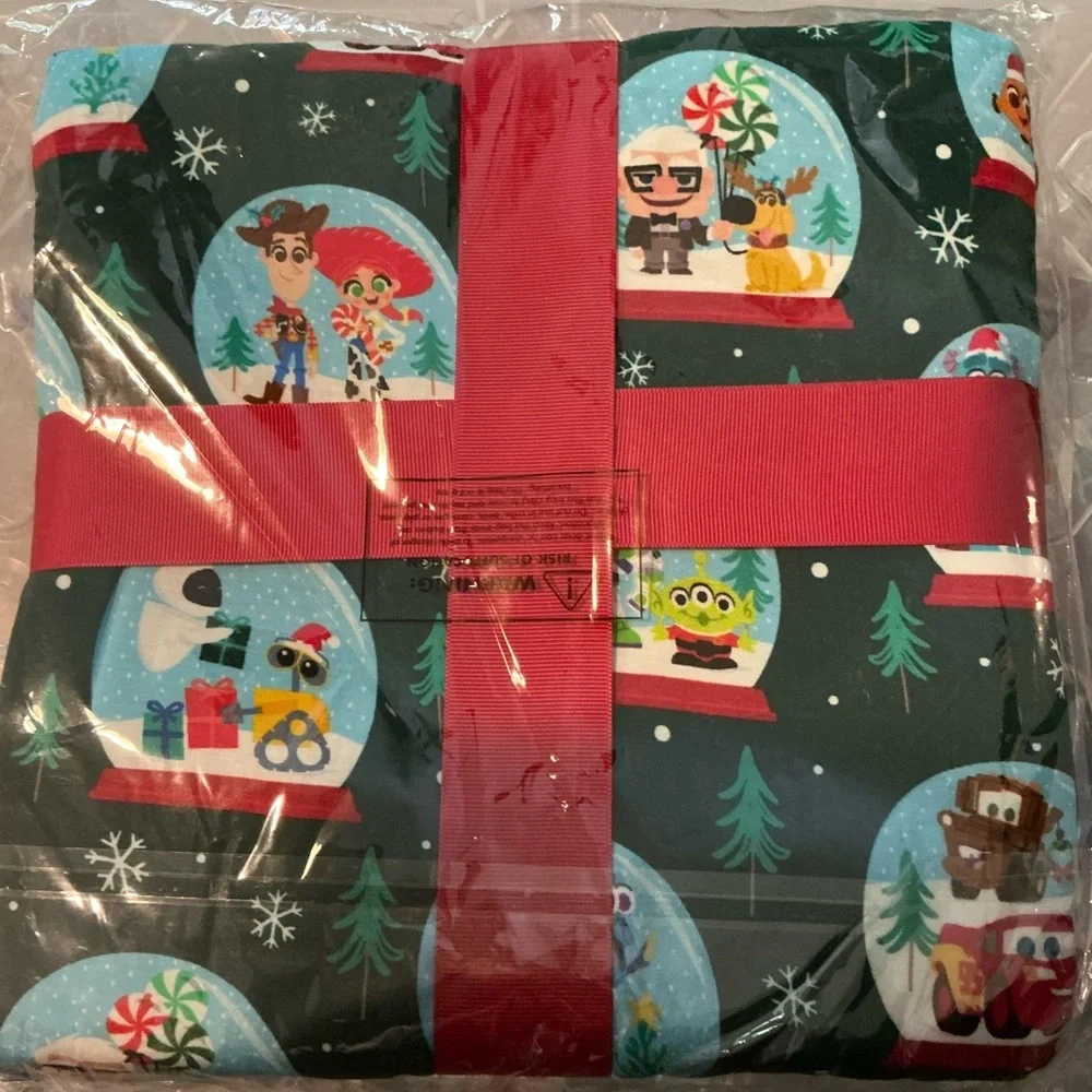 Disney Pixar‎ x Littlesleepies Snow Globes Cloud Blanket – Large 50” x 50” NWT